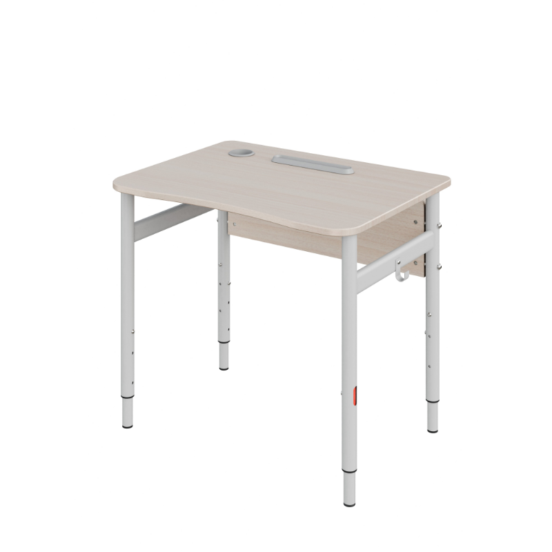 Стіл учнівський одномісний прямокутний з пеналом та сканом № 4-7 (7784)МЕБЛІ ТЕХНОСТИЛЬ